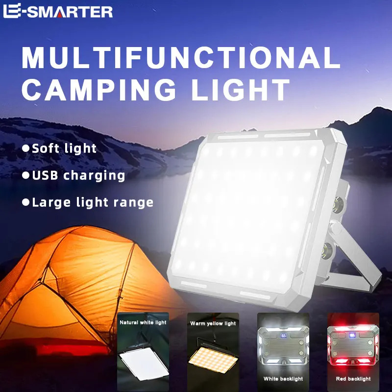 Outdoor Lighting Waterproof - LED Camping Tent Light Rechargeable Searchlight