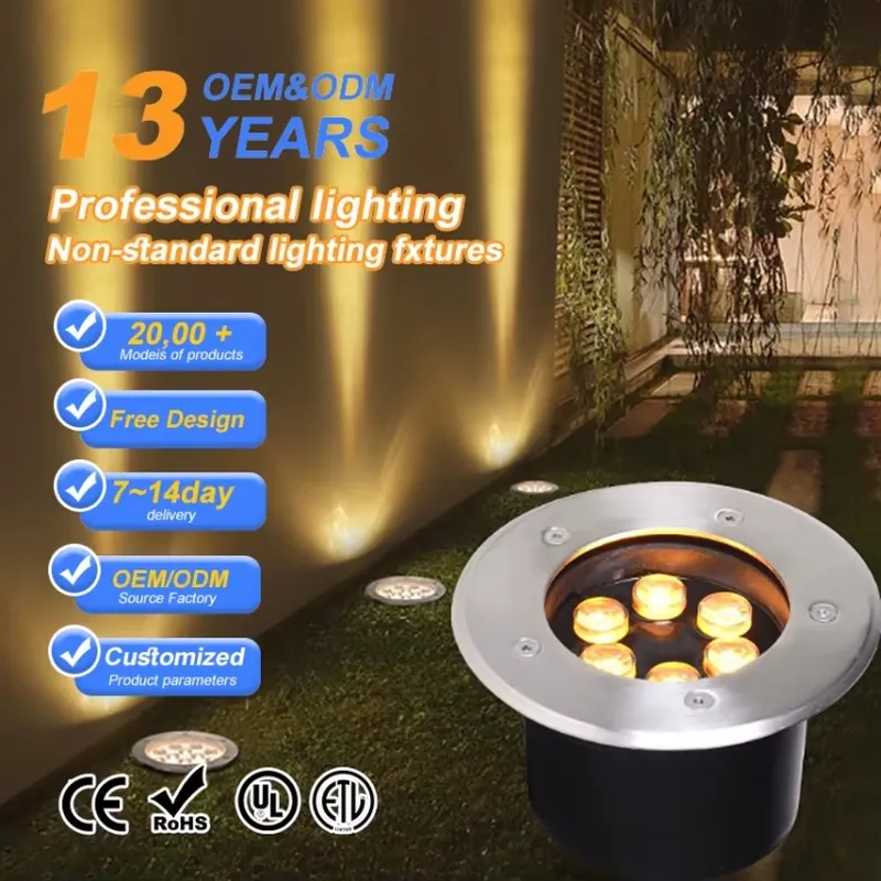 Outdoor Lighting And Landscape - Waterproof IP67 LED Underground Light 12V