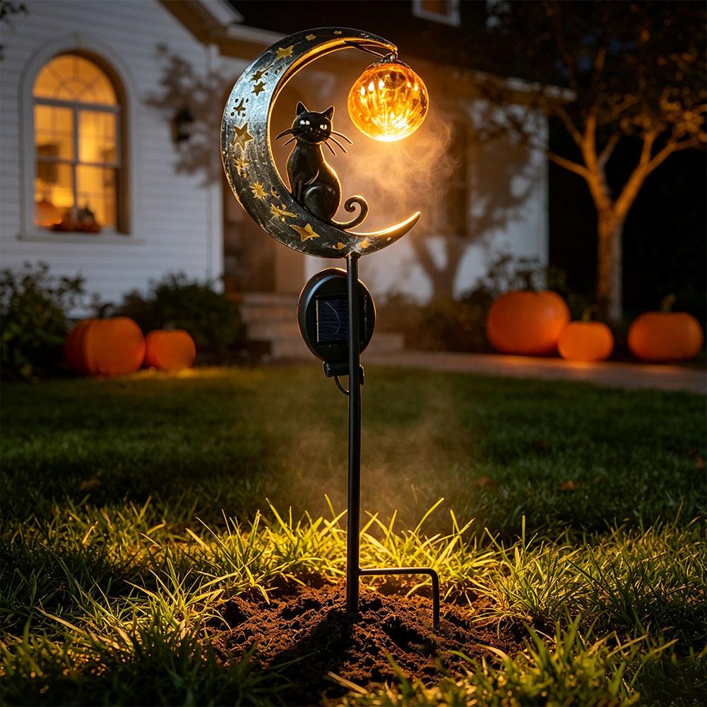 Outdoor Lighting Black - Halloween Outdoor Garden Stake Light, Rustproof