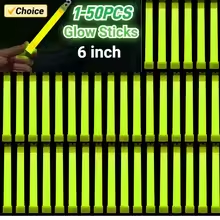 Outdoor Lighting Effects - Military Grade Glow Sticks with Hook