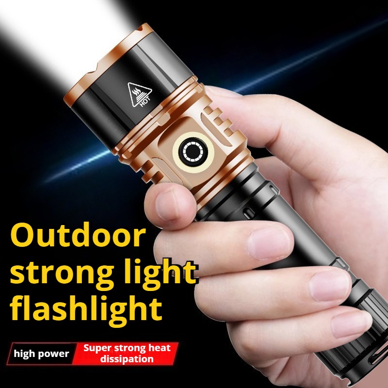 Outdoor Lighting Waterproof - Strong Light High Power LED Flashlight