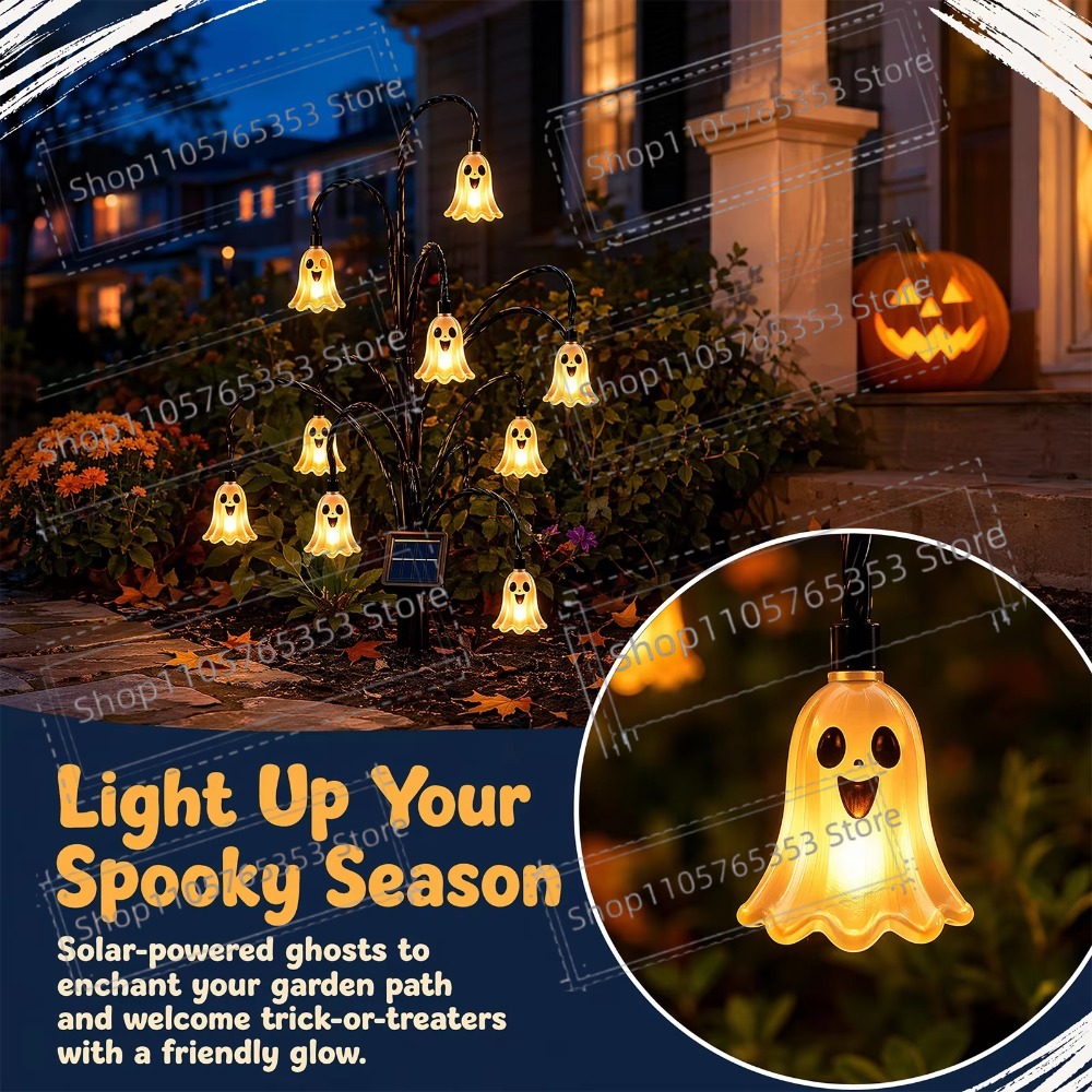 Outdoor Lighting Pathway - Halloween Solar Lantern Outdoor Garden Stake