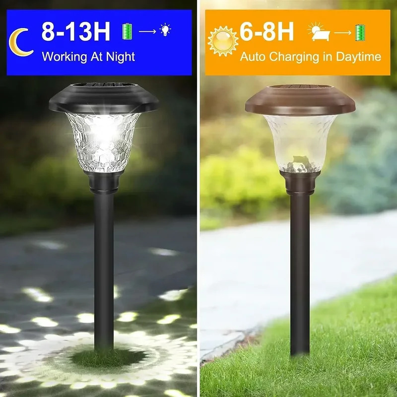 Solar Pathway Lights Outdoor W - Outdoor Lighting Pathway recension och pris