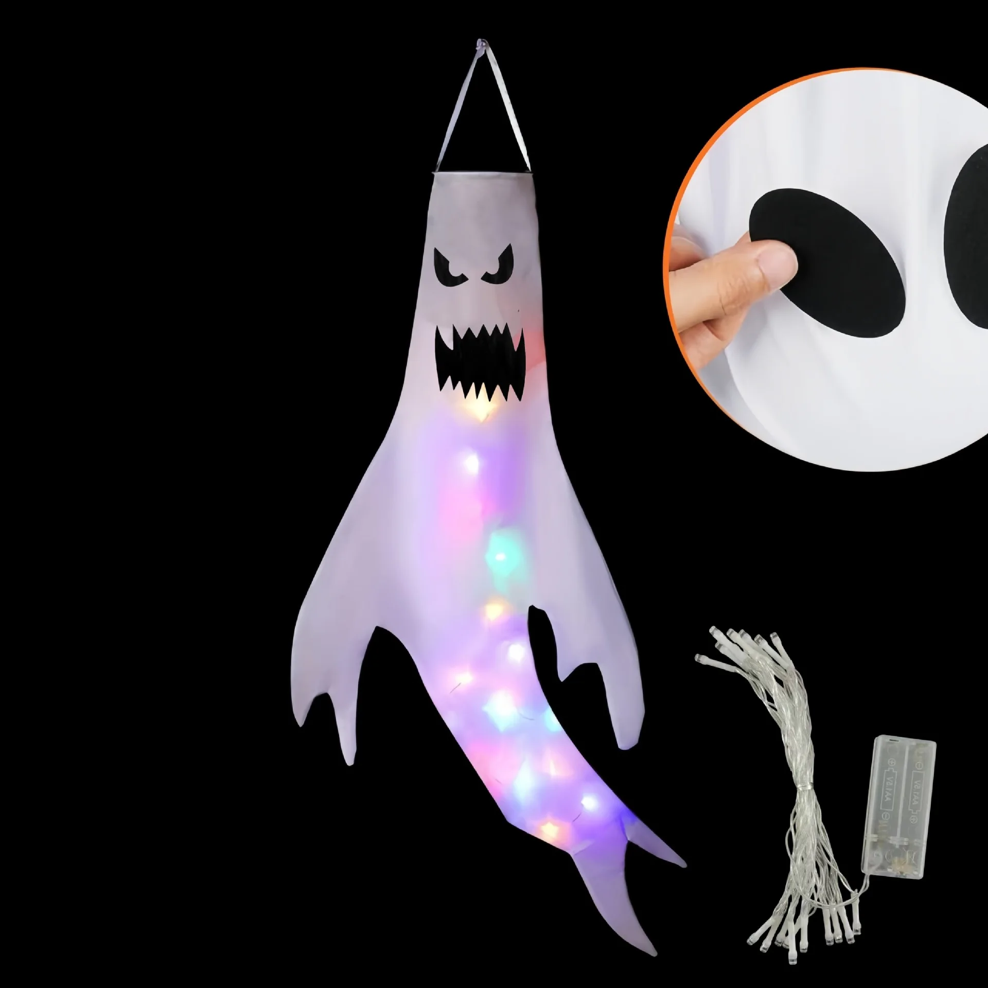 Halloween LED Ghost Windsock H - Outdoor Lighting Effects recension och pris