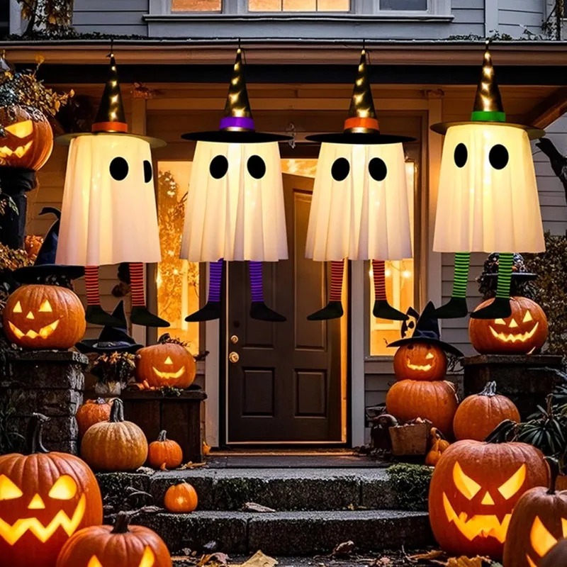 Halloween Hanging Ghost Decora - Outdoor Lighting Effects recension och pris