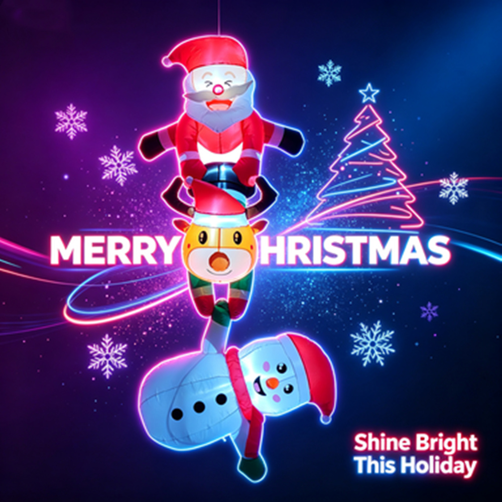 8FT Christmas Inflatable Snowm - Outdoor Lighting Effects recension och pris