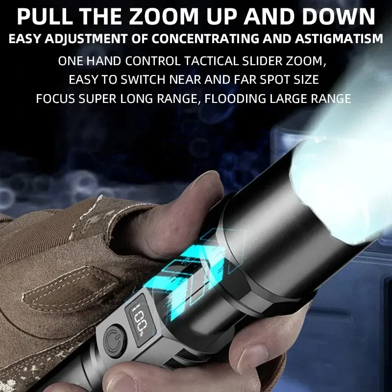 Powerful Led Handheld Flashlig - Outdoor Lighting Waterproof recension och pris
