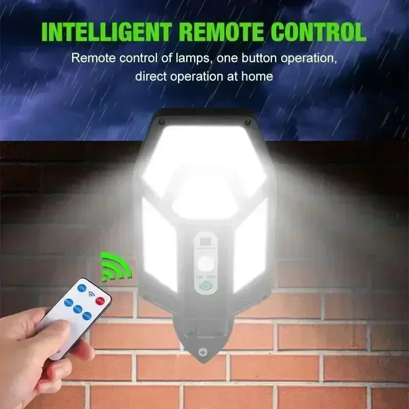 12000LM Powerful Solar Wall La - Outdoor Lighting Ip65 recension och pris