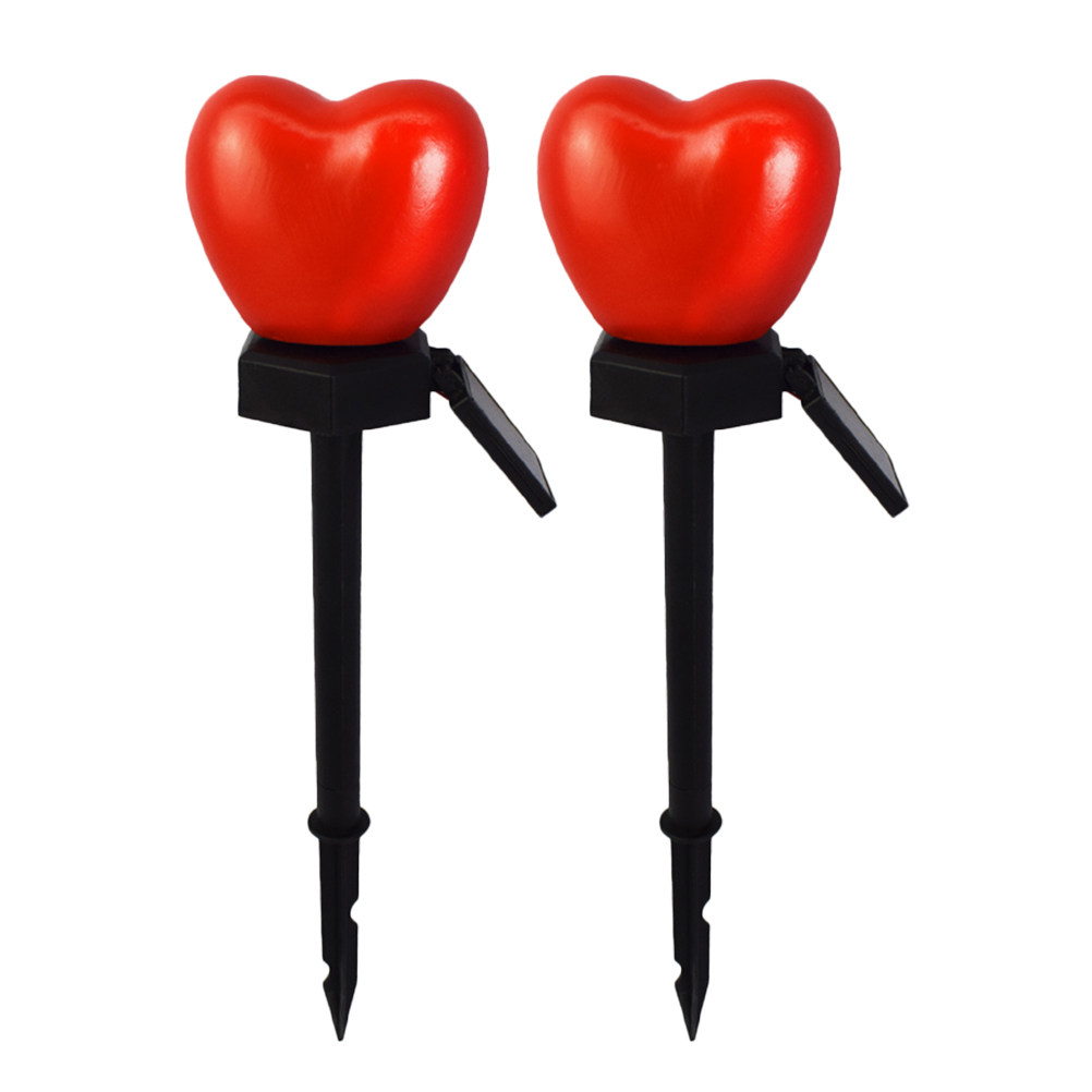 2 Pcs Decoration Heart Solar L - Outdoor Lighting Pathway recension och pris