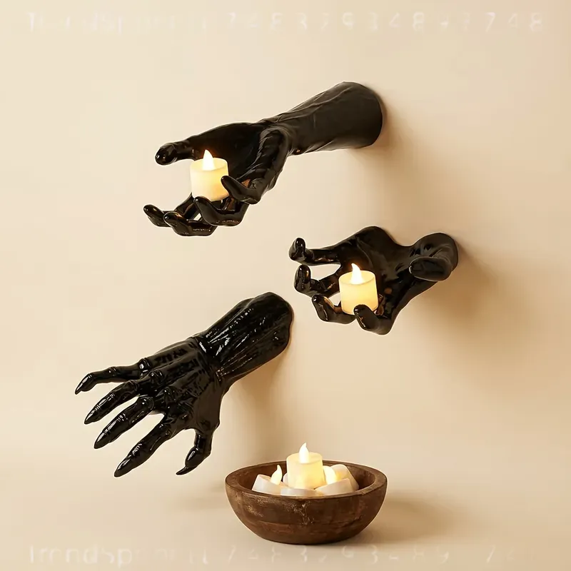 3 Pcs Halloween Wall Decor Lig - Outdoor Lighting Black recension och pris