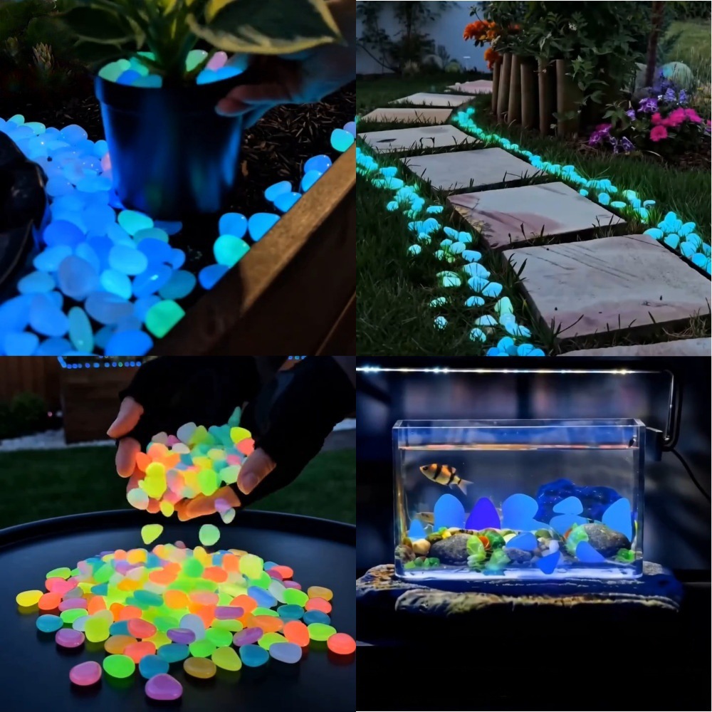 Colorful Glow In The Dark Lumi - Outdoor Lighting Pathway recension och pris