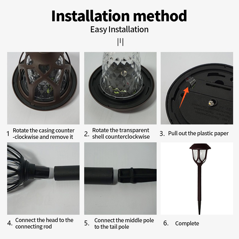 LED Solar Courtyard Lamp Outdo - Outdoor Lighting And Landscape recension och pris