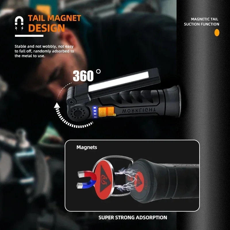 Portable LED COB Search Lights - Outdoor Lighting Waterproof recension och pris