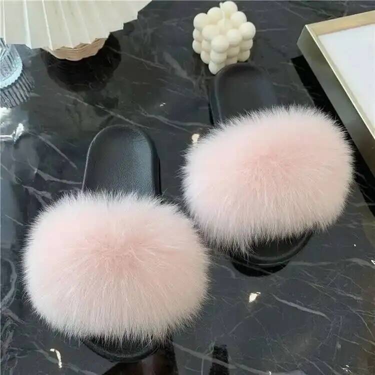 Fox Fur Slippers Luxury Design - Outdoor Lighting For Your House recension och pris