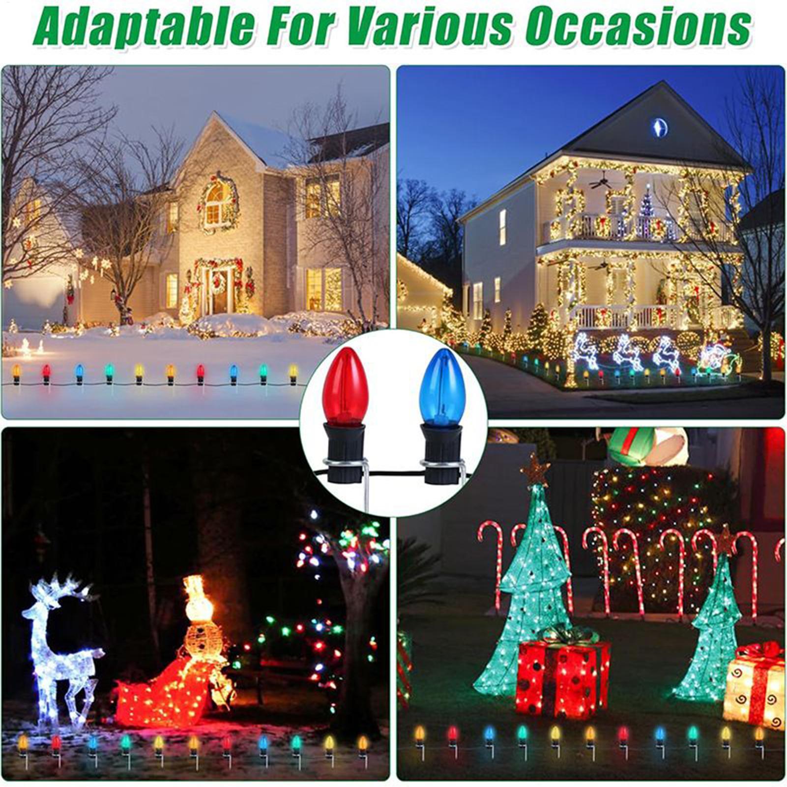 Christmas Light Stakes 12-Inch - Outdoor Lighting Pathway recension och pris
