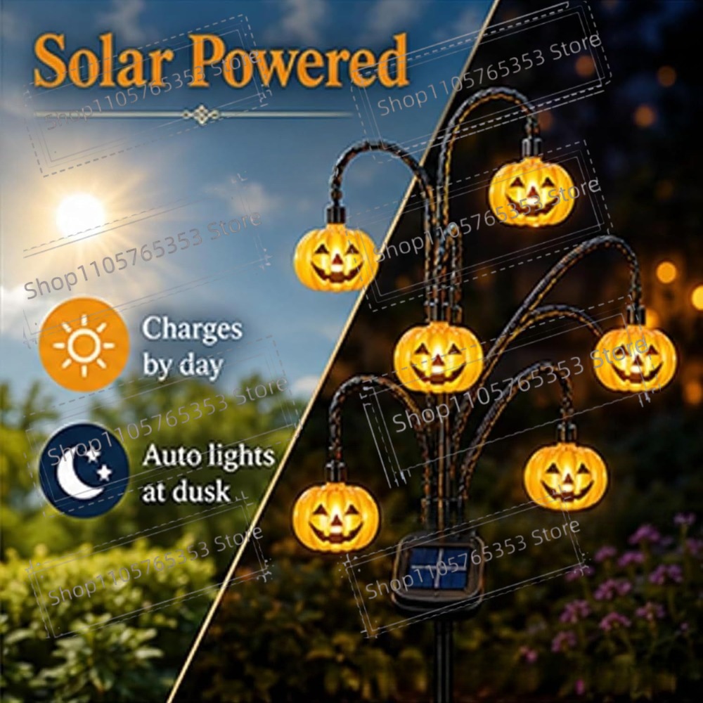 Halloween Solar Lantern Outdoo - Outdoor Lighting Pathway recension och pris