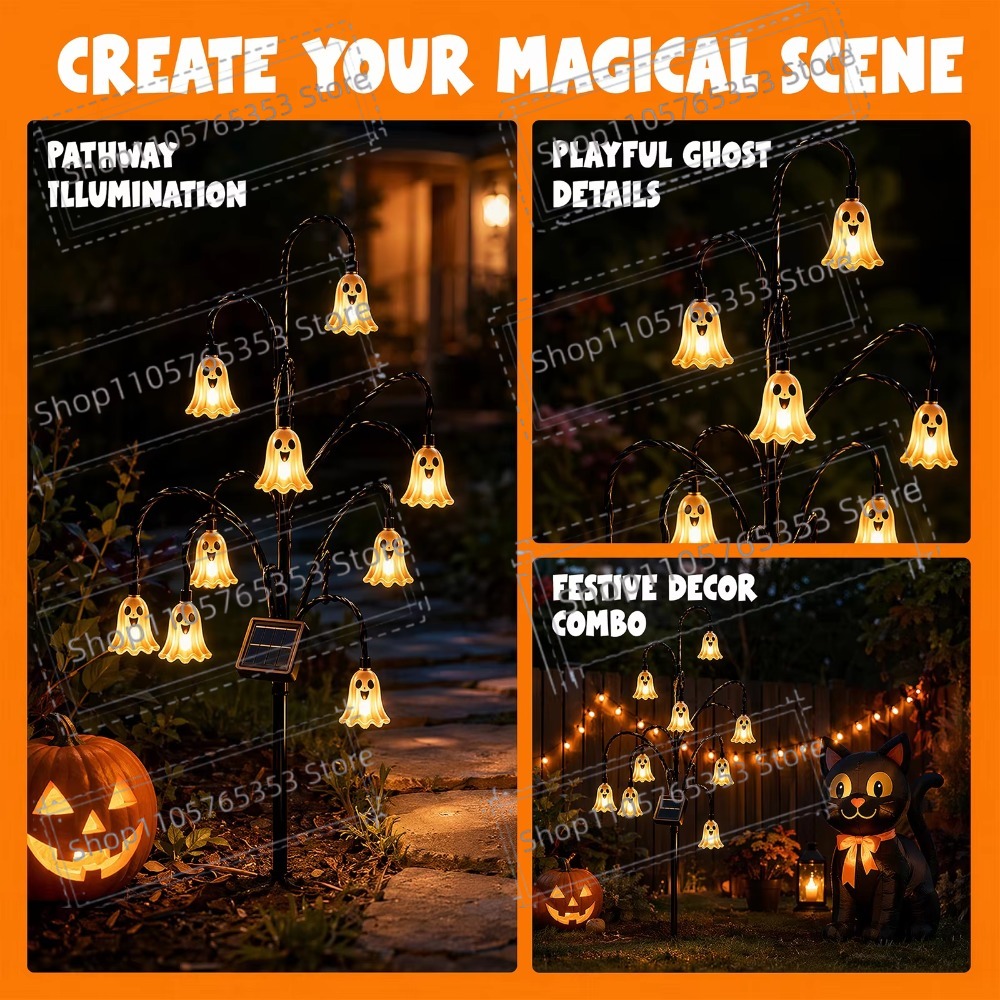 Halloween Solar Lantern Outdoo - Outdoor Lighting Pathway recension och pris