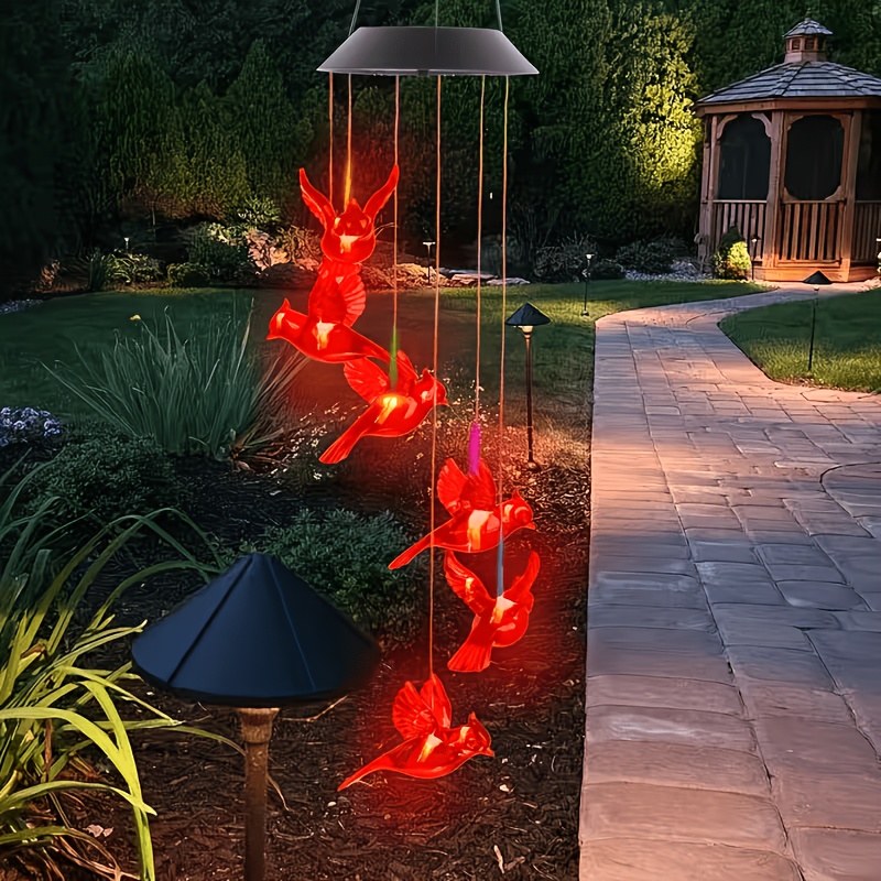 Solar-Powered Flaming Bird Win - Outdoor Lighting Waterproof recension och pris