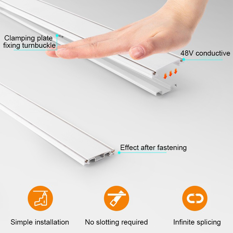 Smart Magnet Track Rail Lights - Outdoor Lighting Track recension och pris